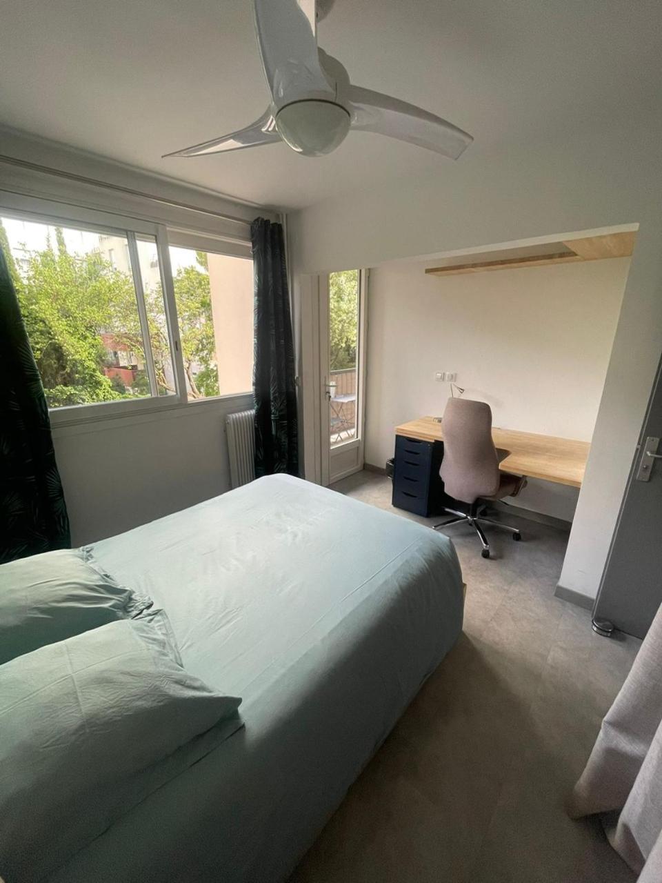 Chambre Avec Salle D'Eau Privee Dans Appartement Partage 200 M Du Tram Montpellier Eksteriør billede